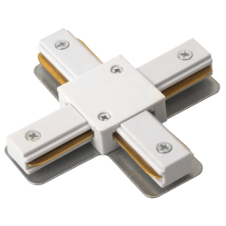 Коннектор Х-образный LUCEN LINK-220, белый