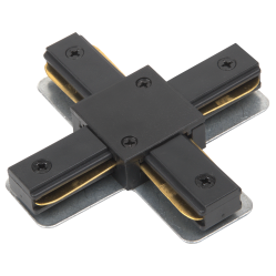 Коннектор Х-образный LUCEN LINK-220, черный
